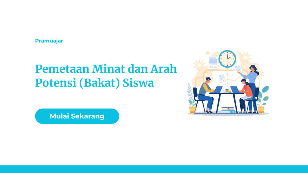 Pemetaan Minat dan Arah Potensi (Bakat) Siswa